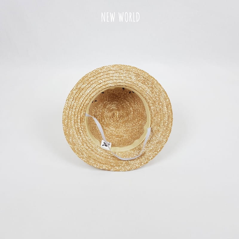 NEW WORLD - Korean Children Fashion - #Kfashion4kids - Cat Straw Hat - 3
