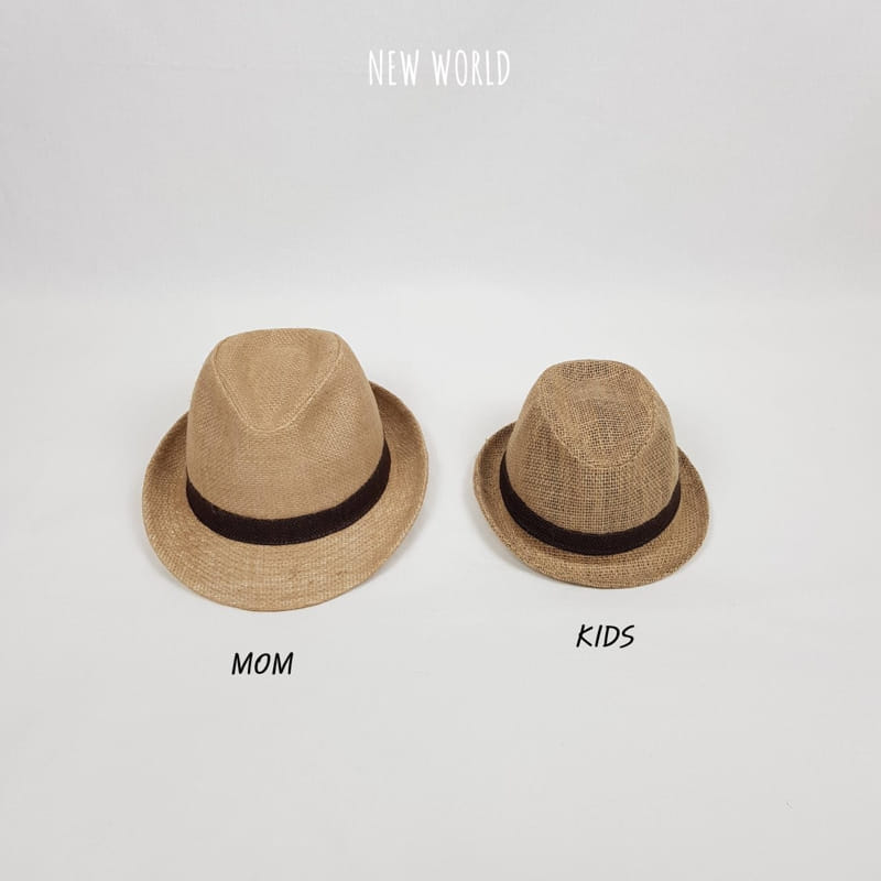 NEW WORLD - Korean Children Fashion - #Kfashion4kids - New Linen Fedora with Mom - 6