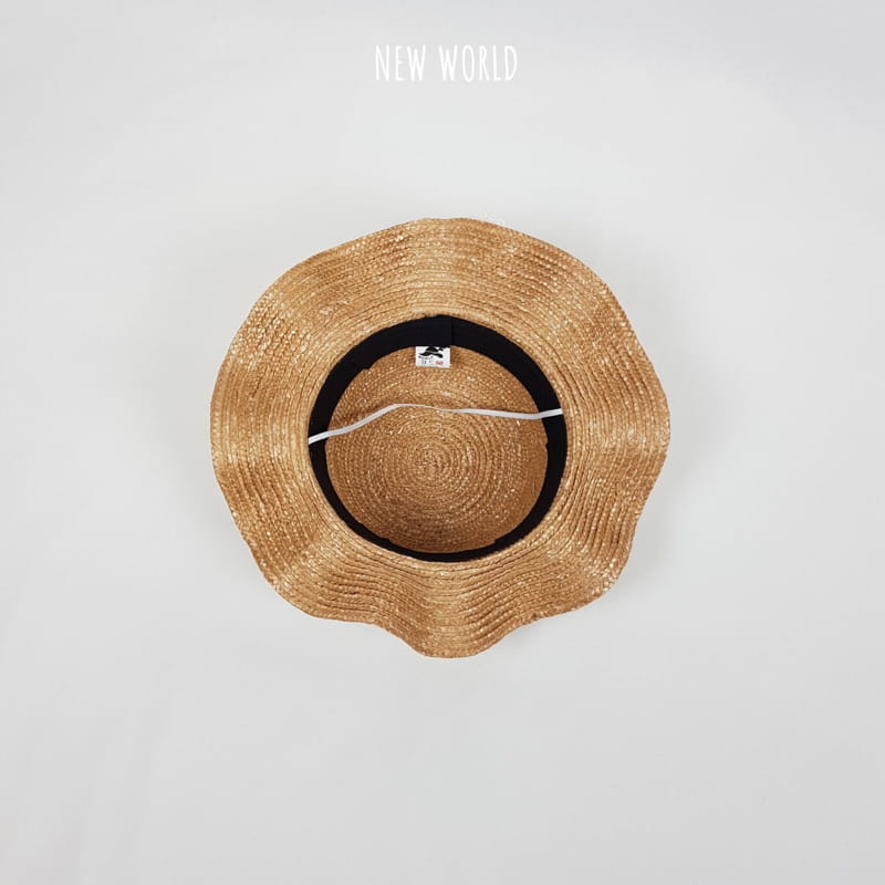 NEW WORLD - Korean Children Fashion - #Kfashion4kids - Dark Lace Straw Hat - 3