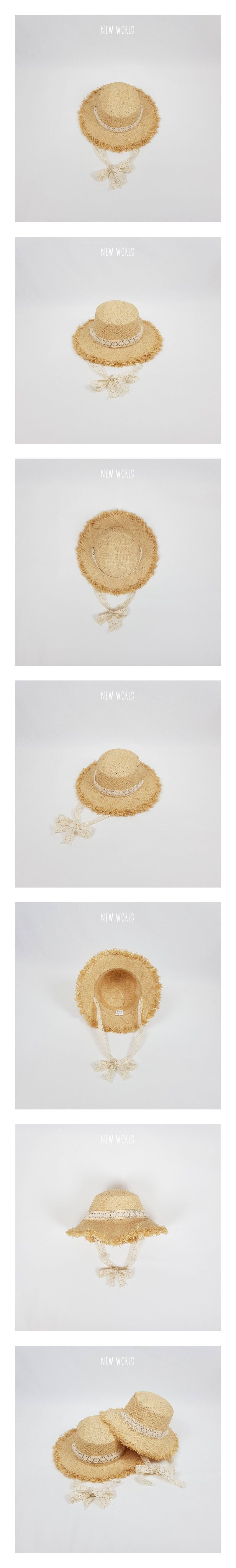 NEW WORLD - Korean Children Fashion - #Kfashion4kids - Raphia Lace Hat