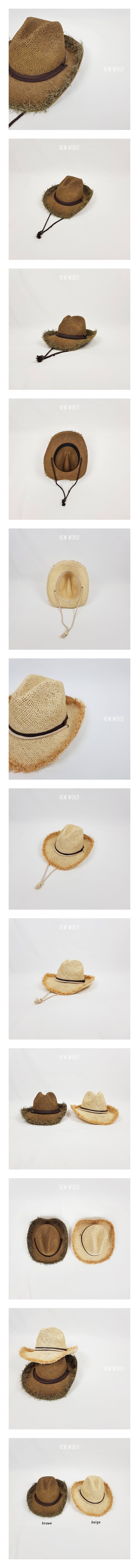 NEW WORLD - Korean Children Fashion - #Kfashion4kids - Straw Tassel Cowboy Hat
