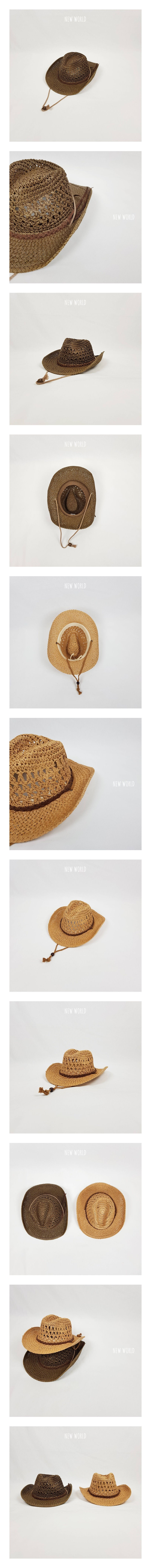 NEW WORLD - Korean Children Fashion - #Kfashion4kids - Big Hole Cowboy Hat