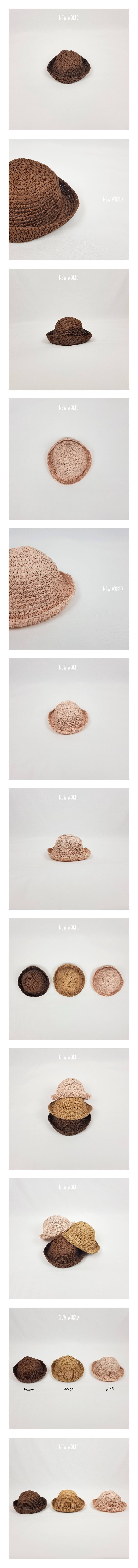 NEW WORLD - Korean Children Fashion - #Kfashion4kids - Straw Chaplin Hat