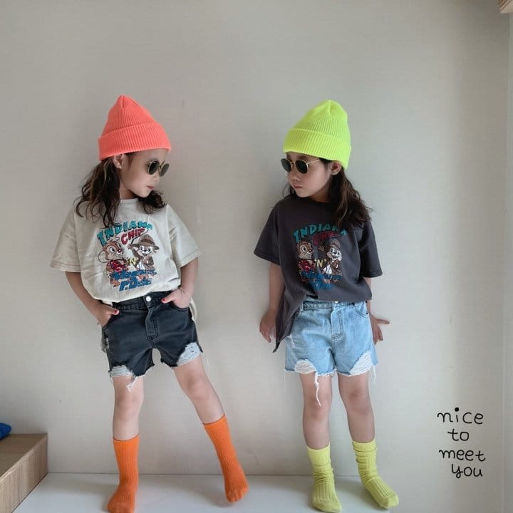 NICE TO MEET YOU - Korean Children Fashion - #Kfashion4kids - Twins Tee