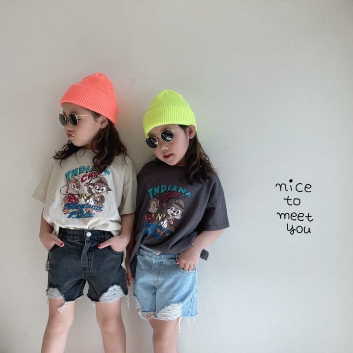 NICE TO MEET YOU - Korean Children Fashion - #Kfashion4kids - Twins Tee - 2