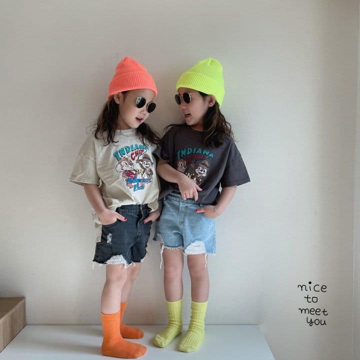 NICE TO MEET YOU - Korean Children Fashion - #Kfashion4kids - Twins Tee - 4