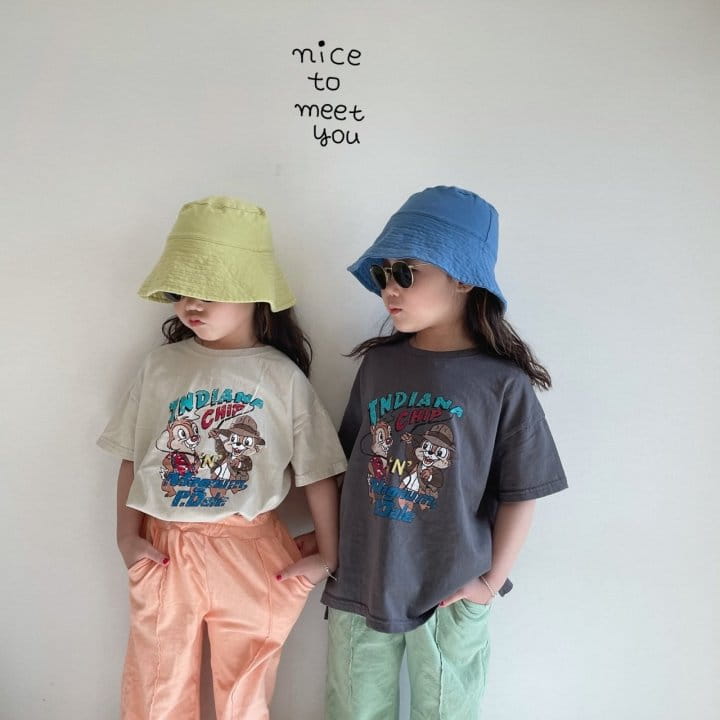 NICE TO MEET YOU - Korean Children Fashion - #Kfashion4kids - Twins Tee - 5