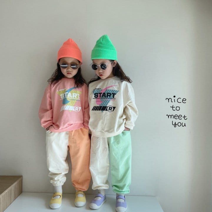 NICE TO MEET YOU - Korean Children Fashion - #Kfashion4kids - Start Sweatshirt - 3