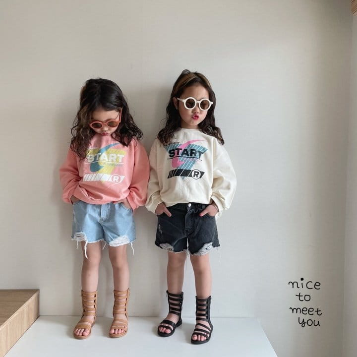 NICE TO MEET YOU - Korean Children Fashion - #Kfashion4kids - Start Sweatshirt - 6