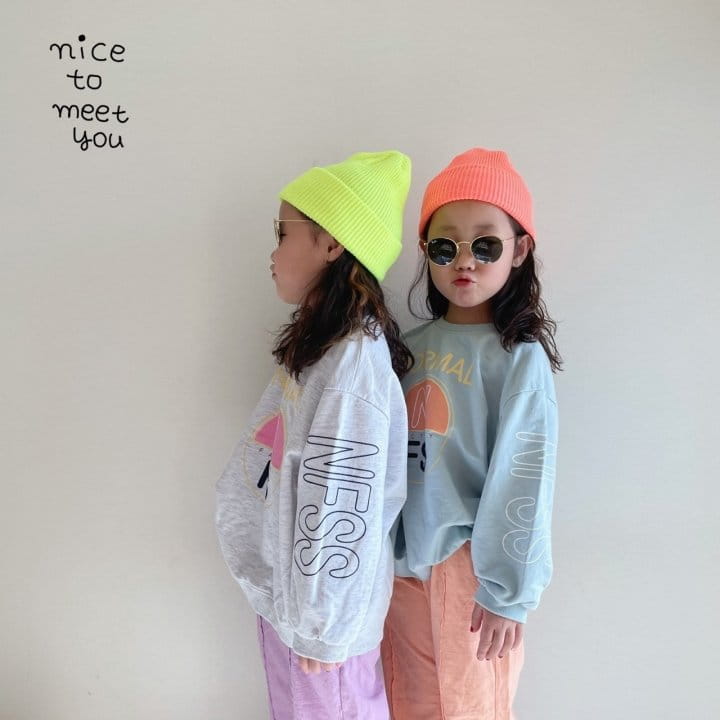 NICE TO MEET YOU - Korean Children Fashion - #Kfashion4kids - Nomal Sweatshirt - 2