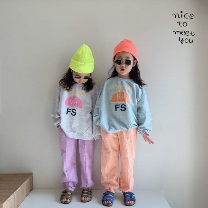 NICE TO MEET YOU - Korean Children Fashion - #Kfashion4kids - Nomal Sweatshirt - 3