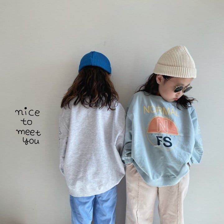 NICE TO MEET YOU - Korean Children Fashion - #Kfashion4kids - Nomal Sweatshirt - 4