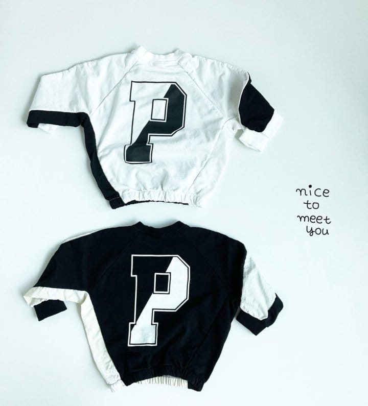 NICE TO MEET YOU - Korean Children Fashion - #Kfashion4kids - P Sweatshirt