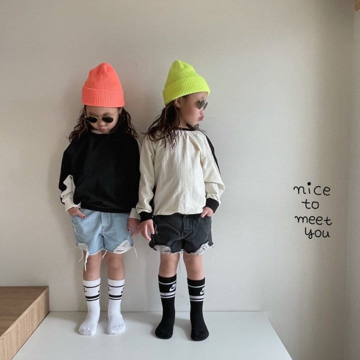 NICE TO MEET YOU - Korean Children Fashion - #Kfashion4kids - P Sweatshirt - 6