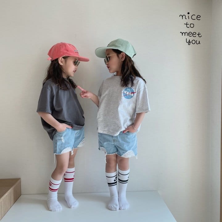 NICE TO MEET YOU - Korean Children Fashion - #Kfashion4kids - N Space Tee - 3