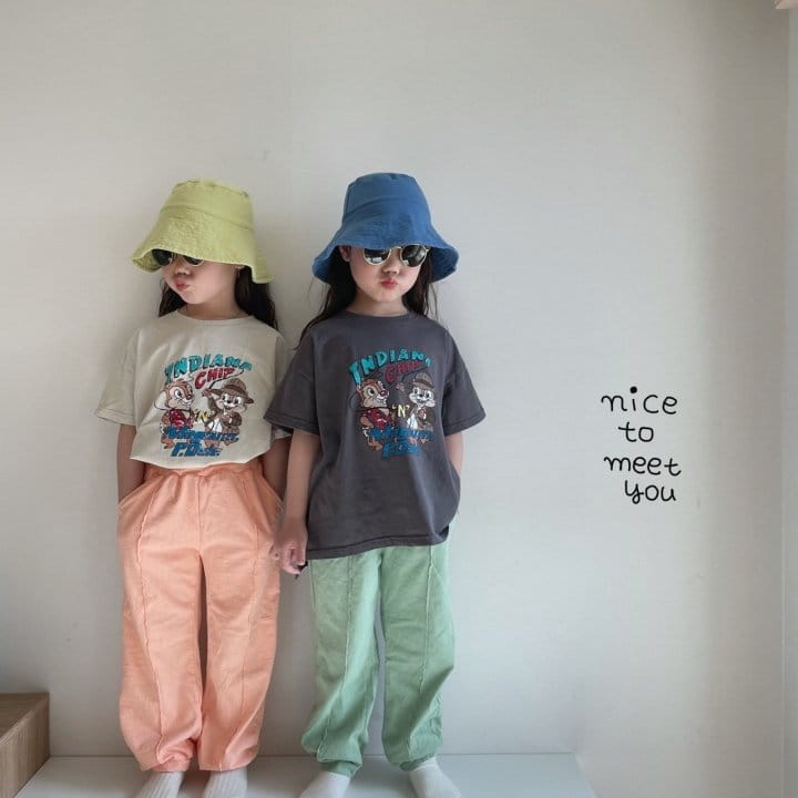 NICE TO MEET YOU - Korean Children Fashion - #Kfashion4kids - Coca Pintuck Jogger Pants - 4