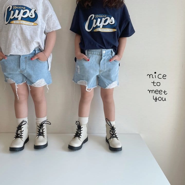 NICE TO MEET YOU - Korean Children Fashion - #Kfashion4kids - Cups Tee - 2