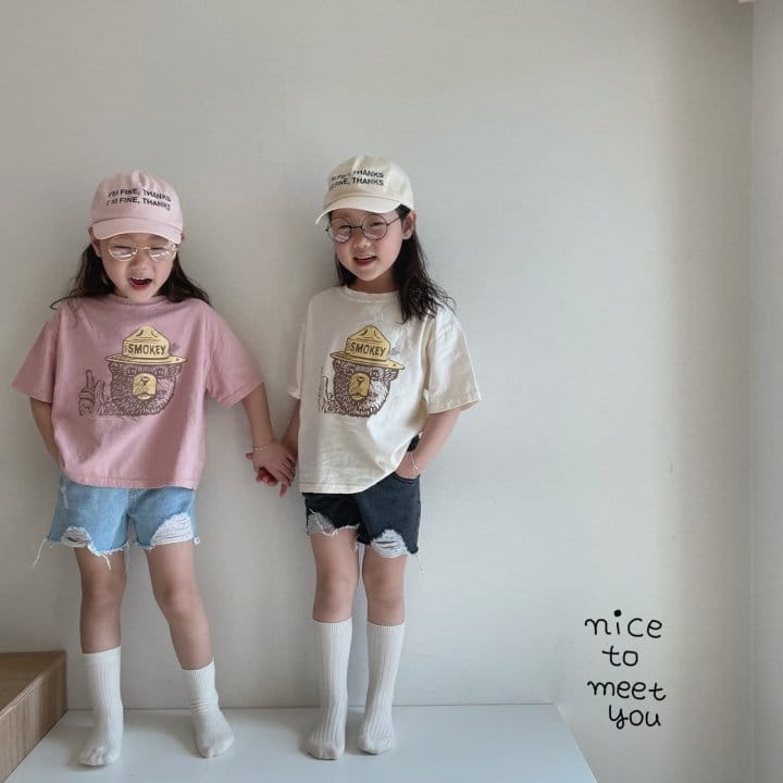 NICE TO MEET YOU - Korean Children Fashion - #Kfashion4kids - Lucy Denim Shorts - 10