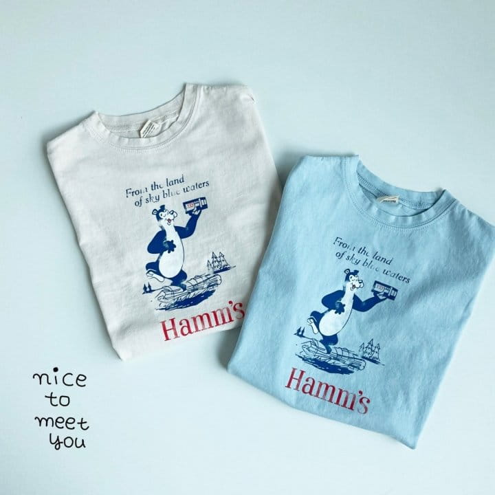 NICE TO MEET YOU - Korean Children Fashion - #Kfashion4kids - Hams Tee - 2