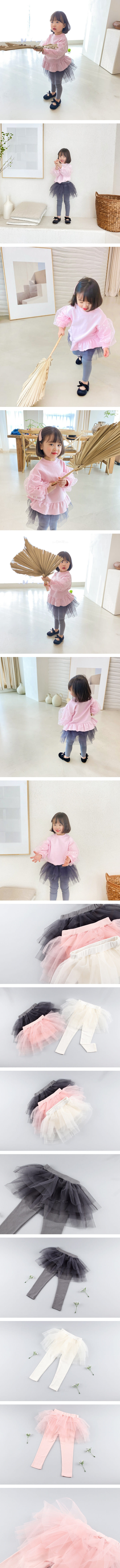NIKI HOUSE - Korean Children Fashion - #Kfashion4kids - Cancan Sha Skirt Leggings