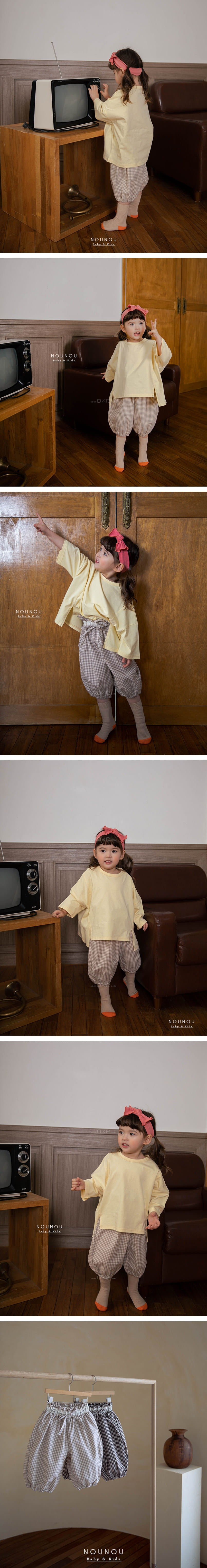 NOUNOU - Korean Children Fashion - #Kfashion4kids - Check Pants