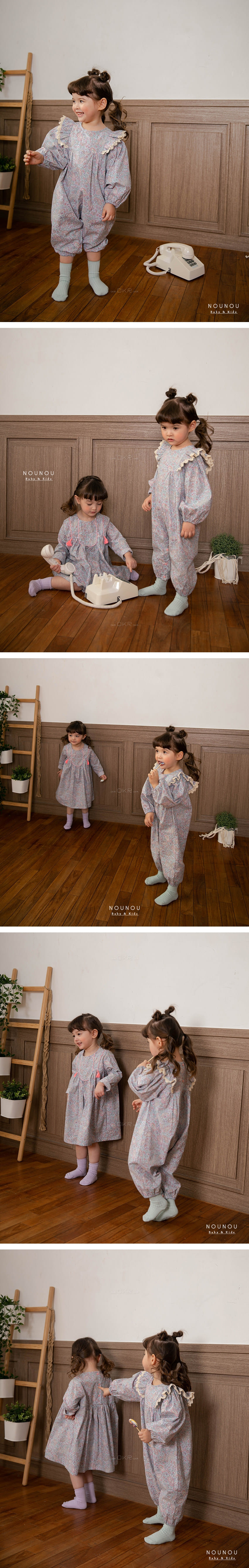 NOUNOU - Korean Children Fashion - #Kfashion4kids - Love Jumpsuit