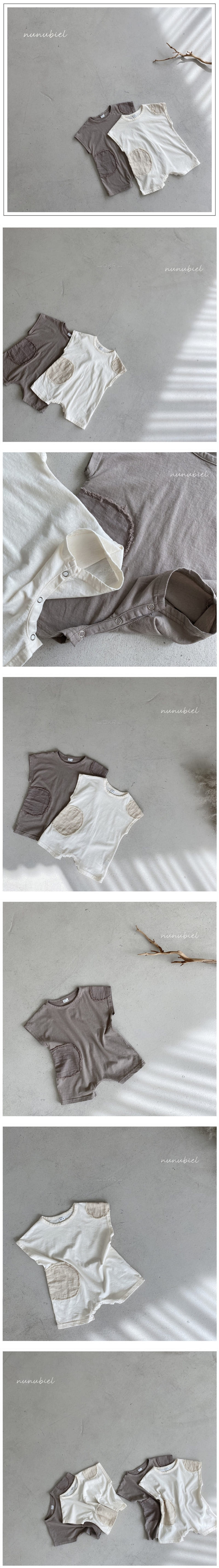 NUNUBIEL - Korean Children Fashion - #Kfashion4kids - Circle Patch Bodysuit