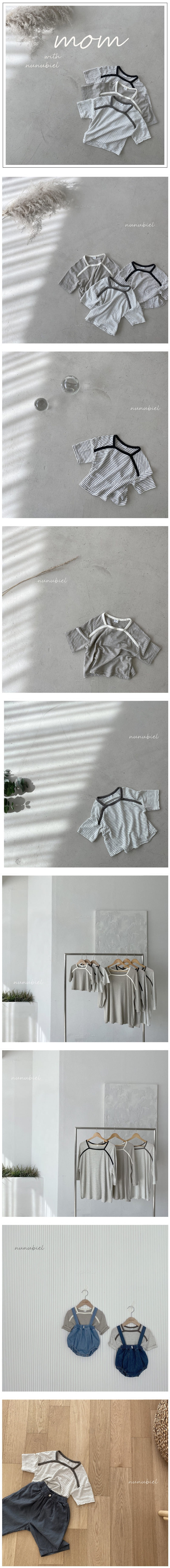 NUNUBIEL - Korean Children Fashion - #Kfashion4kids - Stripe Point Tee
