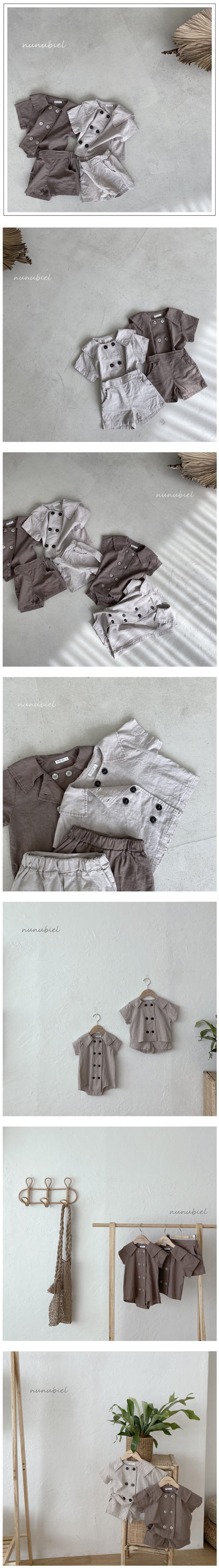NUNUBIEL - Korean Children Fashion - #Kfashion4kids - Double Button Sailor Top Bottom Set