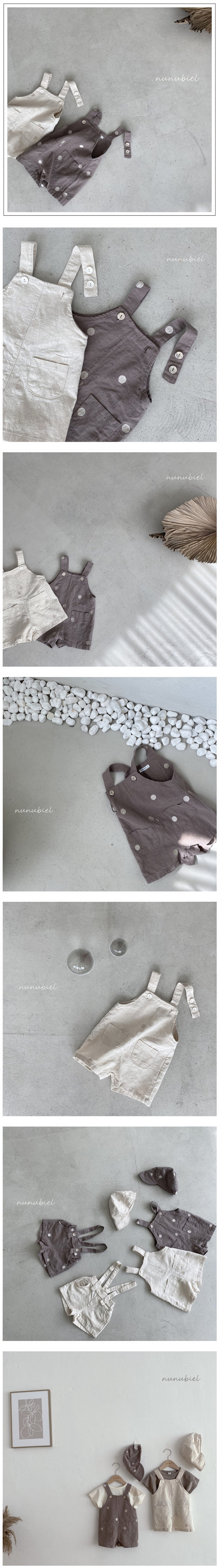 NUNUBIEL - Korean Children Fashion - #Kfashion4kids - Embroidery Dots Jumpsuit