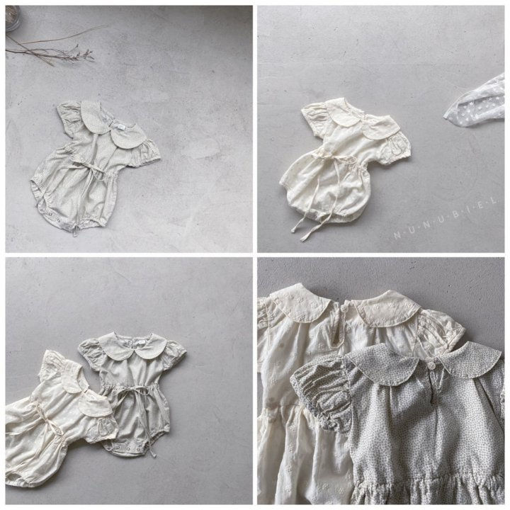 NUNUBIEL - Korean Children Fashion - #Kfashion4kids - Snow Blossom Romper - 2