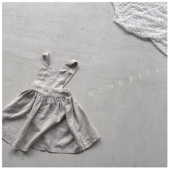 NUNUBIEL - Korean Children Fashion - #Kfashion4kids - Sweet Suspender Dress - 5