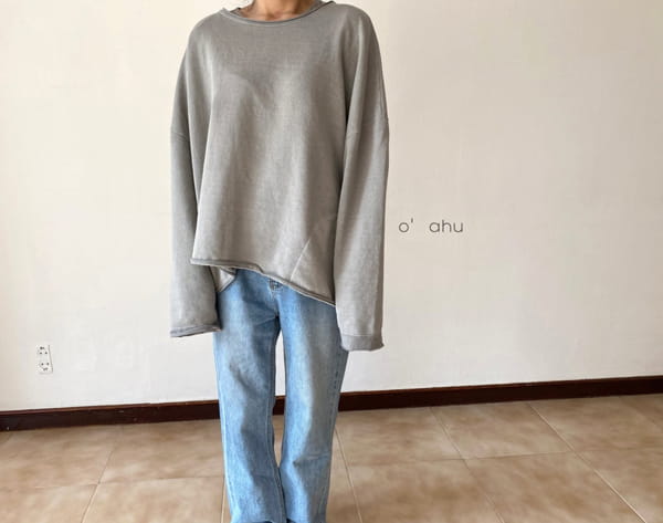 O'AHU - Korean Children Fashion - #Kfashion4kids - Mom Tavi Dyeing Sweatshirt - 5