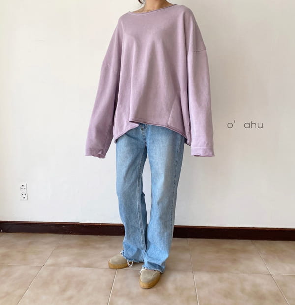 O'AHU - Korean Children Fashion - #Kfashion4kids - Mom Tavi Dyeing Sweatshirt - 8