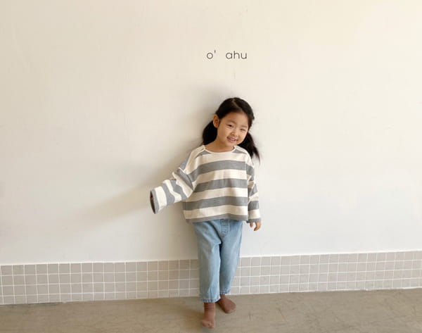 O'AHU - Korean Children Fashion - #Kfashion4kids - Nell Stripes Tee - 6
