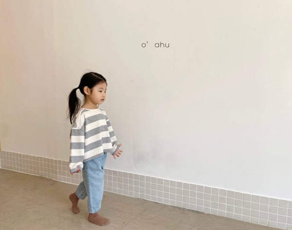 O'AHU - Korean Children Fashion - #Kfashion4kids - Nell Stripes Tee - 8
