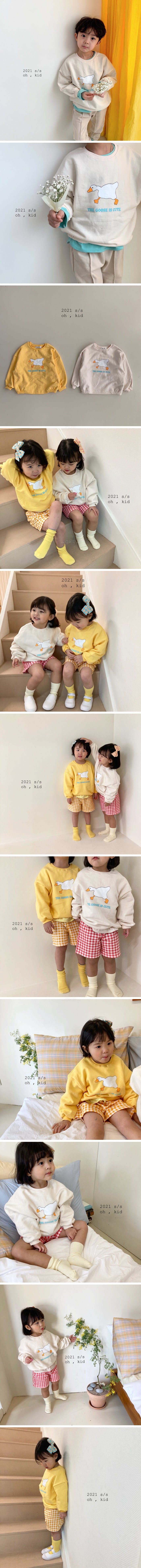 OH KID - Korean Children Fashion - #Kfashion4kids - Duck Sweatshirt