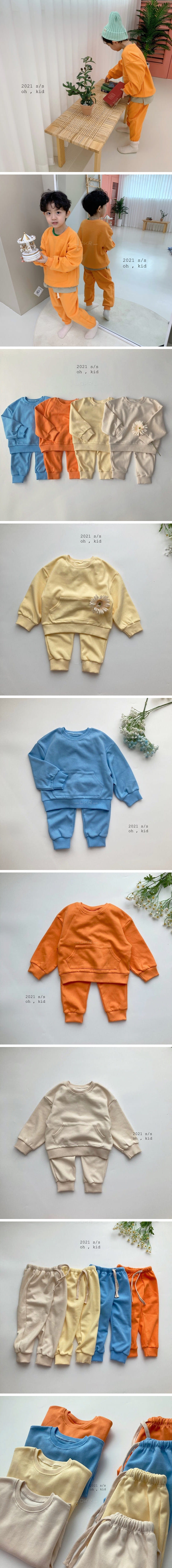 OH KID - Korean Children Fashion - #Kfashion4kids - Everyday Top Bottom Set