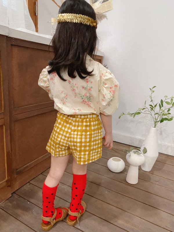 OJODEPAPA - Korean Children Fashion - #Kfashion4kids - Mari Check Pants - 4