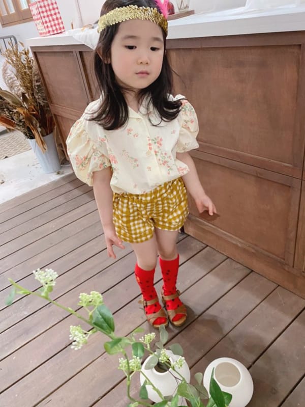 OJODEPAPA - Korean Children Fashion - #Kfashion4kids - Mari Check Pants - 5