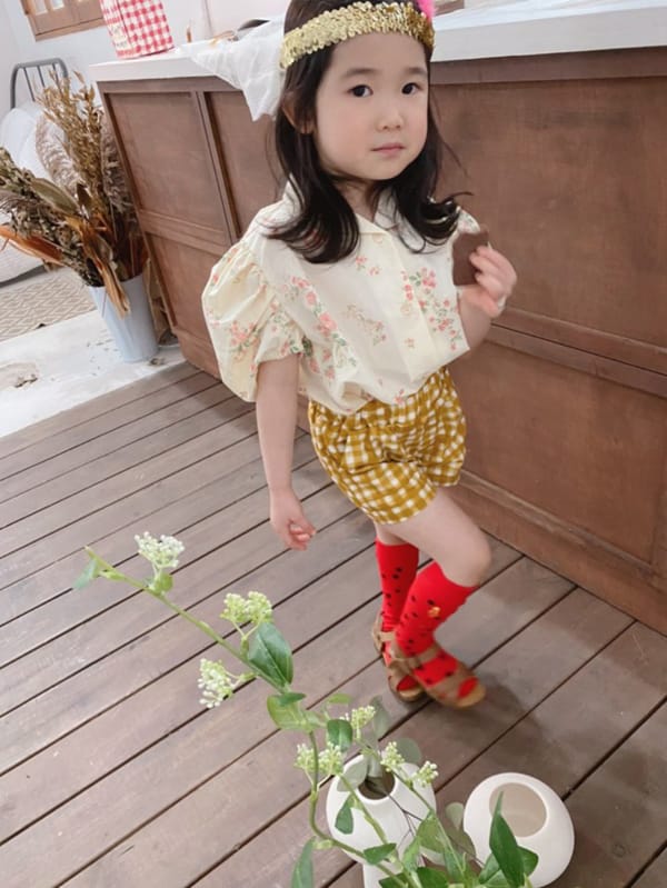 OJODEPAPA - Korean Children Fashion - #Kfashion4kids - Mari Check Pants - 6