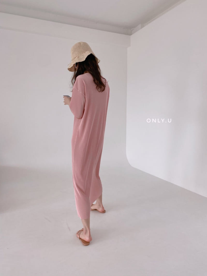 ONLY.U - Korean Children Fashion - #Kfashion4kids - Mom Pleats One-piece