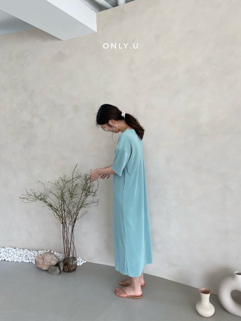 ONLY.U - Korean Children Fashion - #Kfashion4kids - Mom Pleats One-piece - 10