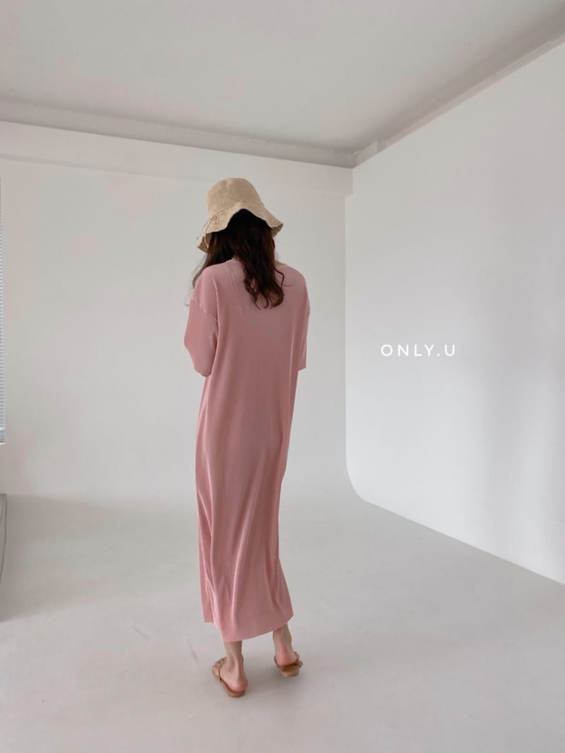 ONLY.U - Korean Children Fashion - #Kfashion4kids - Mom Pleats One-piece - 2