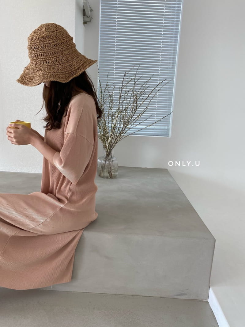 ONLY.U - Korean Children Fashion - #Kfashion4kids - Mom Pleats One-piece - 3