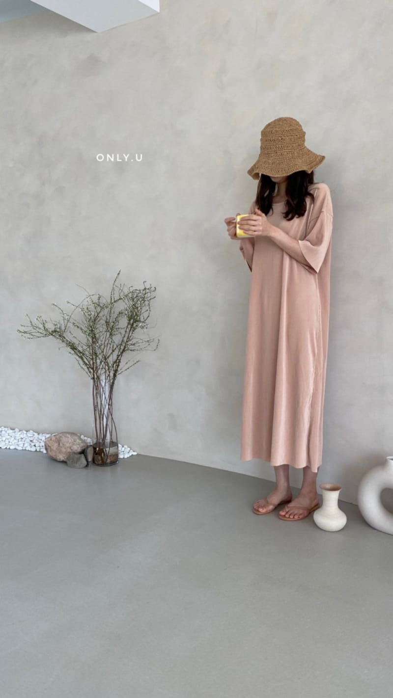 ONLY.U - Korean Children Fashion - #Kfashion4kids - Mom Pleats One-piece - 4