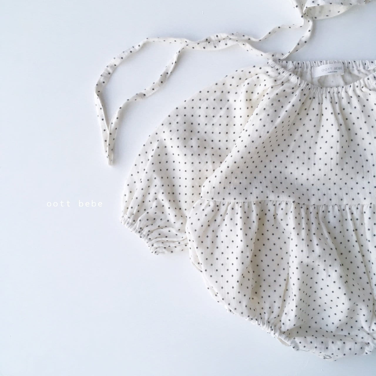 OOTT BEBE - Korean Children Fashion - #Kfashion4kids - Cancan Frill Bodysuit - 9