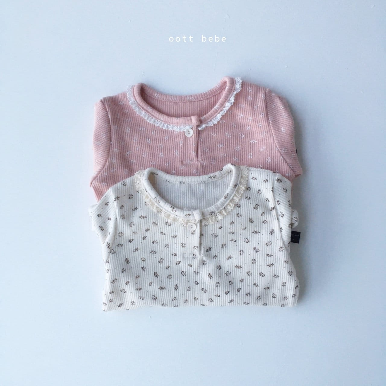 OOTT BEBE - Korean Children Fashion - #Kfashion4kids - Pretty Bodysuit Hairband Socks Set - 10