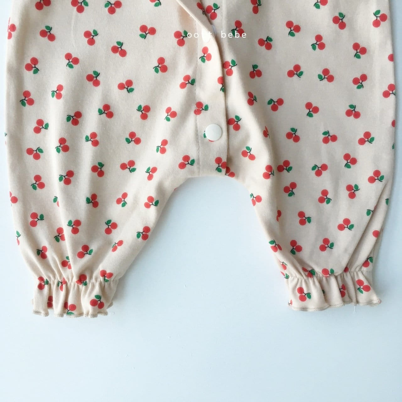 OOTT BEBE - Korean Children Fashion - #Kfashion4kids - Cherry Frill Bodysuit - 10