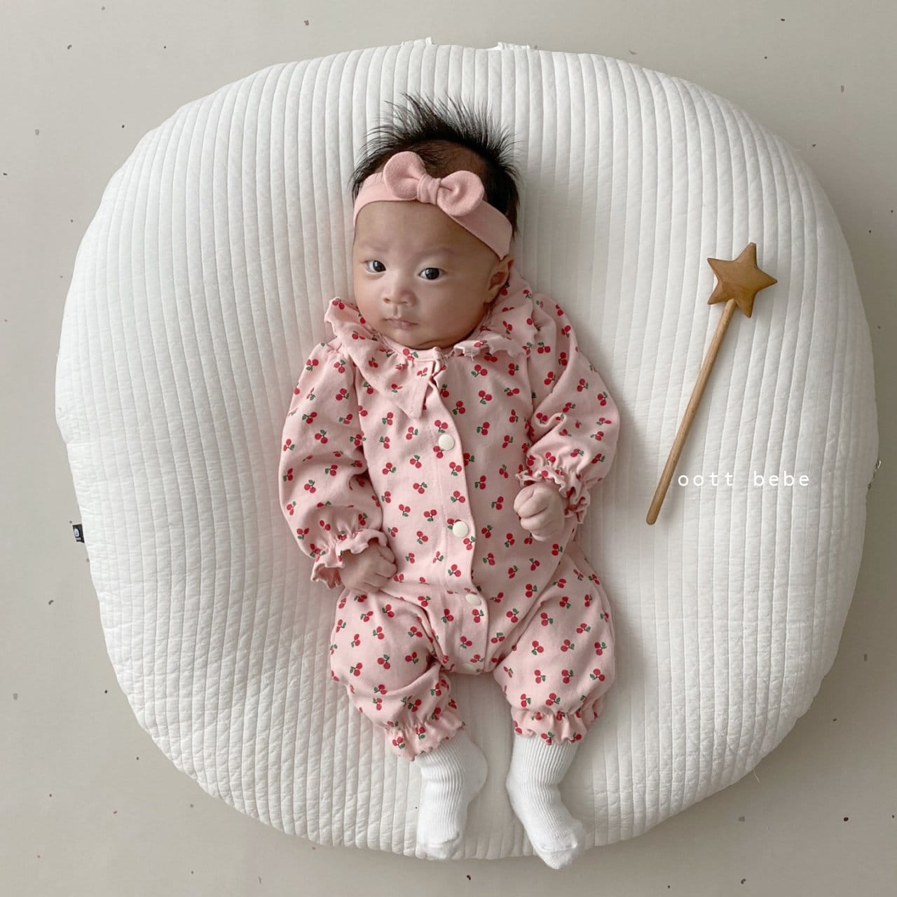 OOTT BEBE - Korean Children Fashion - #Kfashion4kids - Cherry Frill Bodysuit - 7